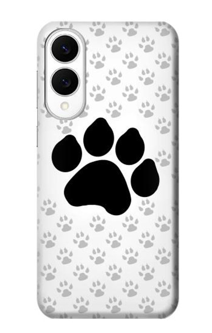 S2355 動物ポウあしあと Paw Foot Print Samsung Galaxy S25 Edge バックケース、フリップケース・カバー