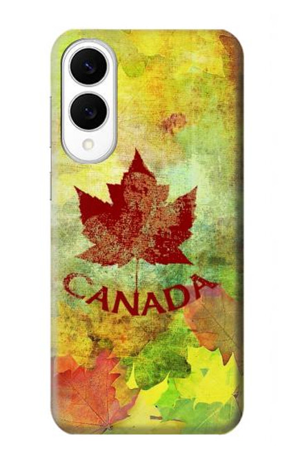 S2523 カナダ秋のメープルリーフ Canada Autumn Maple Leaf Samsung Galaxy S25 Edge バックケース、フリップケース・カバー