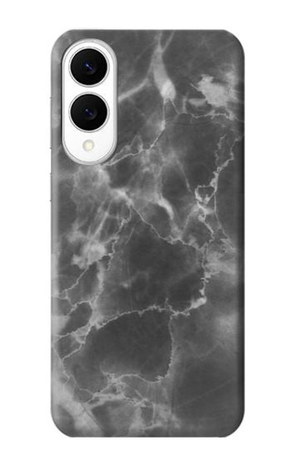 S2526 ブラックマーブルグラフィックプリント Black Marble Graphic Printed Samsung Galaxy S25 Edge バックケース、フリップケース・カバー
