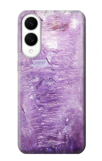 S2690 アメジスト結晶グラフィックプリント Amethyst Crystals Graphic Printed Samsung Galaxy S25 Edge バックケース、フリップケース・カバー