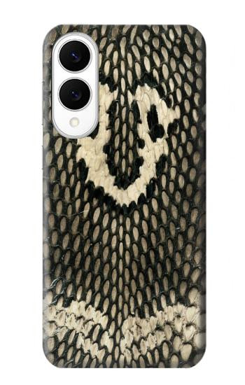 S2711 キングコブラ 蛇の皮膚 グラフィックプリント King Cobra Snake Skin Graphic Printed Samsung Galaxy S25 Edge バックケース、フリップケース・カバー