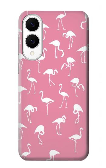 S2858 ピンクフラミンゴ柄 Pink Flamingo Pattern Samsung Galaxy S25 Edge バックケース、フリップケース・カバー