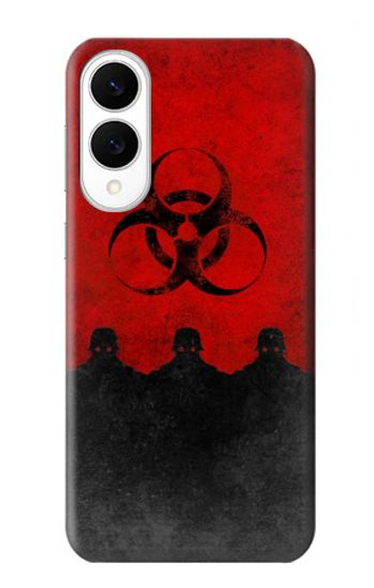 S2917 バイオハザードウイルスの警告 Biohazards Virus Red Alert Samsung Galaxy S25 Edge バックケース、フリップケース・カバー