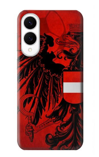 S3004 オーストリアサッカー Football Soccer Austria Flag Samsung Galaxy S25 Edge バックケース、フリップケース・カバー