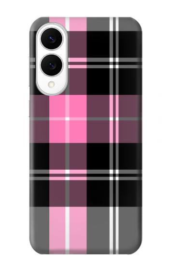 S3091 ピンクの模様のパターン Pink Plaid Pattern Samsung Galaxy S25 Edge バックケース、フリップケース・カバー