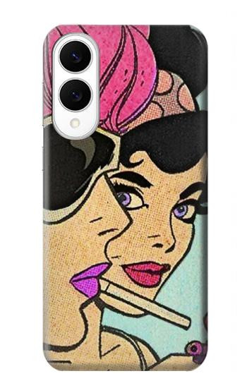 S3171 女の子のポップアート Girls Pop Art Samsung Galaxy S25 Edge バックケース、フリップケース・カバー
