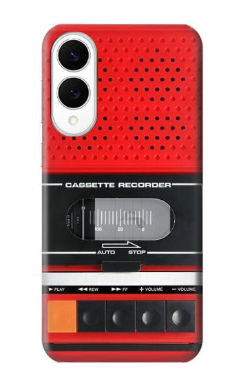 S3204 レッドカセットレコーダーグラフィック Red Cassette Recorder Graphic Samsung Galaxy S25 Edge バックケース、フリップケース・カバー