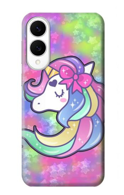 S3264 パステルユニコーン Pastel Unicorn Samsung Galaxy S25 Edge バックケース、フリップケース・カバー