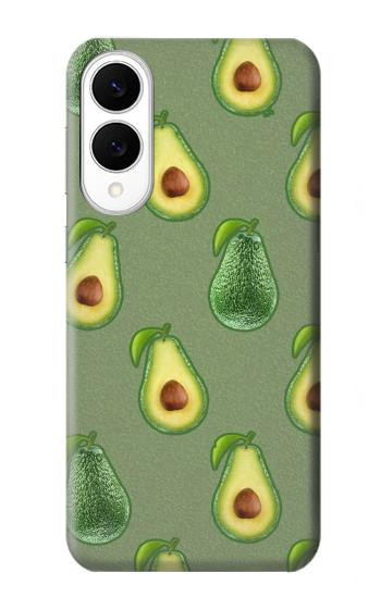 S3285 アボカドパターン Avocado Fruit Pattern Samsung Galaxy S25 Edge バックケース、フリップケース・カバー
