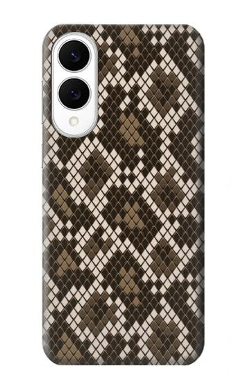 S3389 シームレスなヘビ皮パターングラフィック Seamless Snake Skin Pattern Graphic Samsung Galaxy S25 Edge バックケース、フリップケース・カバー