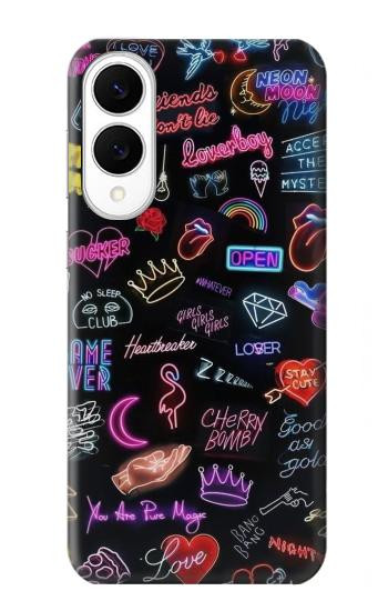 S3433 ビンテージネオングラフィック Vintage Neon Graphic Samsung Galaxy S25 Edge バックケース、フリップケース・カバー