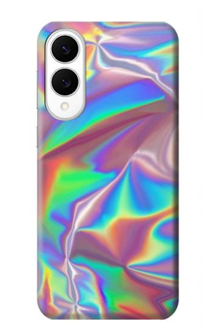 S3597 ホログラフィック写真印刷 Holographic Photo Printed Samsung Galaxy S25 Edge バックケース、フリップケース・カバー
