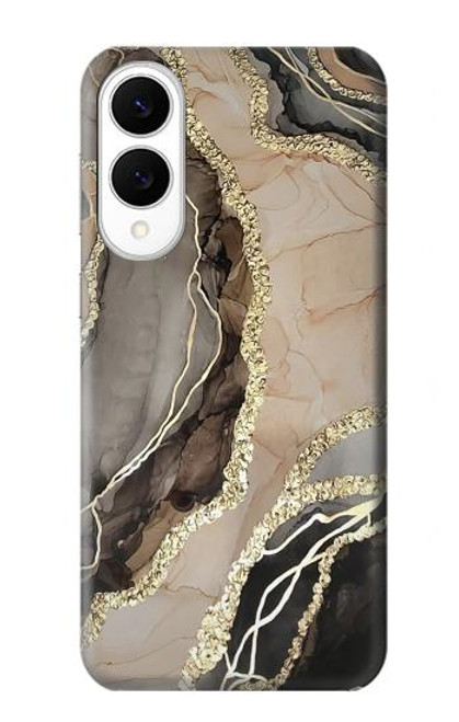 S3700 マーブルゴールドグラフィックプリント Marble Gold Graphic Printed Samsung Galaxy S25 Edge バックケース、フリップケース・カバー