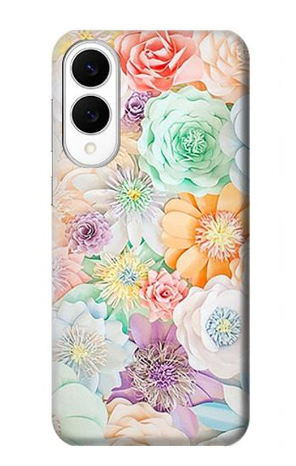 S3705 パステルフローラルフラワー Pastel Floral Flower Samsung Galaxy S25 Edge バックケース、フリップケース・カバー