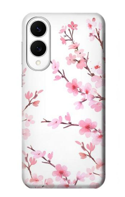S3707 ピンクの桜の春の花 Pink Cherry Blossom Spring Flower Samsung Galaxy S25 Edge バックケース、フリップケース・カバー