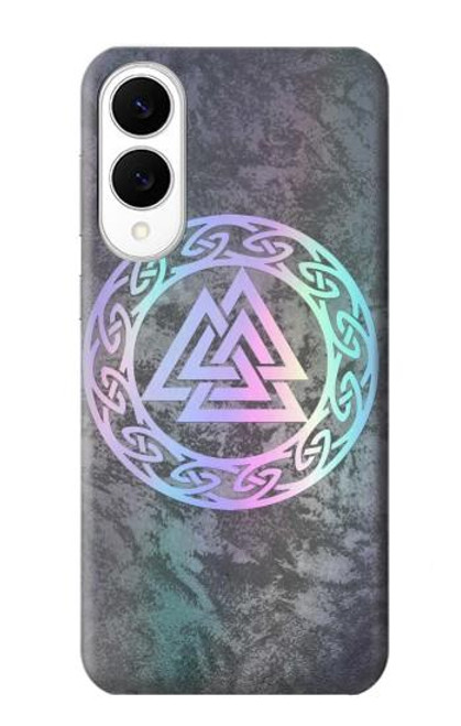 S3833 Walknat オーディン Watans Knot Hrungnir Heart Valknut Odin Wotans Knot Hrungnir Heart Samsung Galaxy S25 Edge バックケース、フリップケース・カバー