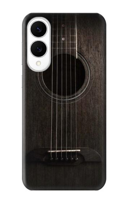 S3834 ブラックギター Old Woods Black Guitar Samsung Galaxy S25 Edge バックケース、フリップケース・カバー