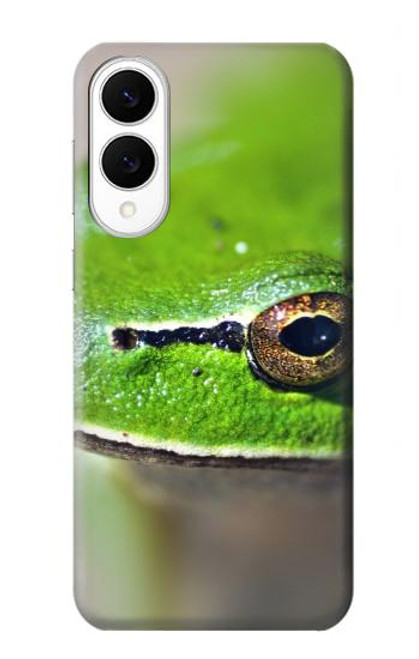 S3845 緑のカエル Green frog Samsung Galaxy S25 Edge バックケース、フリップケース・カバー