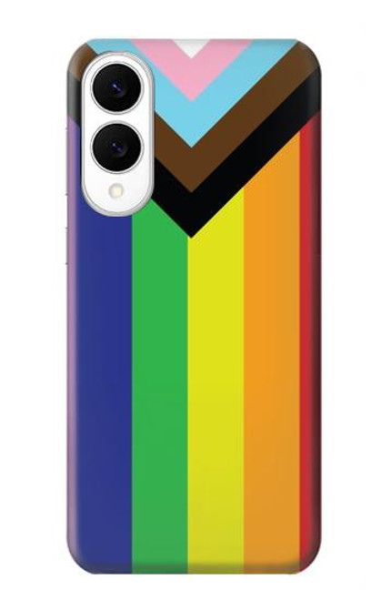 S3846 プライドフラッグLGBT Pride Flag LGBT Samsung Galaxy S25 Edge バックケース、フリップケース・カバー