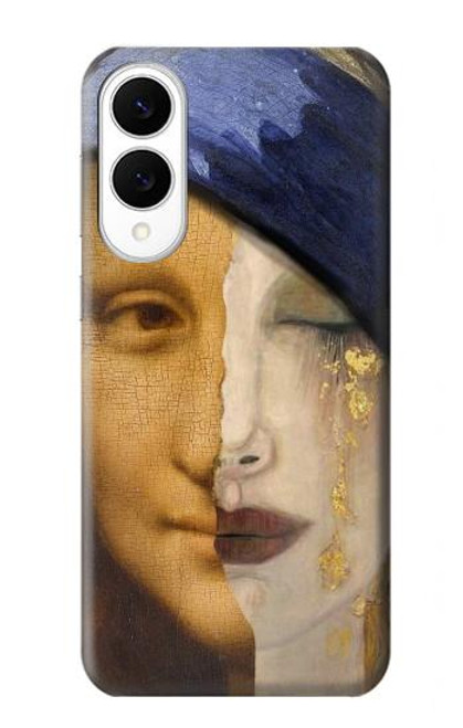 S3853 モナリザ グスタフクリムト フェルメール Mona Lisa Gustav Klimt Vermeer Samsung Galaxy S25 Edge バックケース、フリップケース・カバー