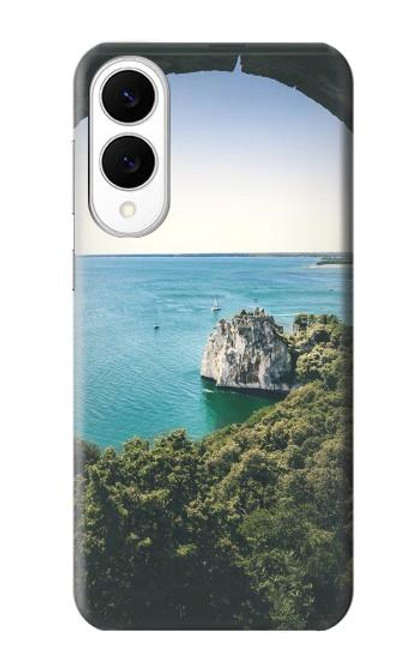 S3865 ヨーロッパ ドゥイーノ ビーチ イタリア Europe Duino Beach Italy Samsung Galaxy S25 Edge バックケース、フリップケース・カバー