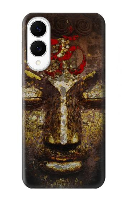 S3874 ブッダフェイスオームシンボル Buddha Face Ohm Symbol Samsung Galaxy S25 Edge バックケース、フリップケース・カバー