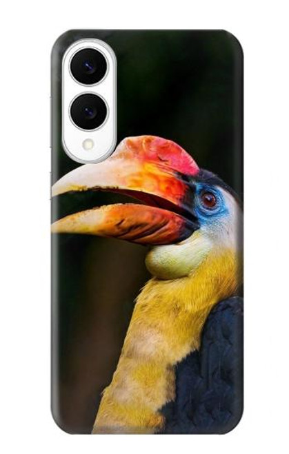 S3876 カラフルなサイチョウ Colorful Hornbill Samsung Galaxy S25 Edge バックケース、フリップケース・カバー