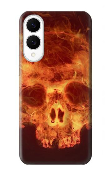 S3881 ファイアスカル Fire Skull Samsung Galaxy S25 Edge バックケース、フリップケース・カバー