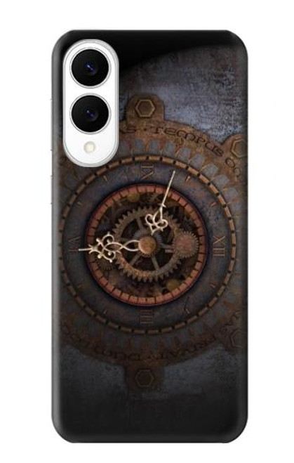 S3908 ヴィンテージ時計 Vintage Clock Samsung Galaxy S25 Edge バックケース、フリップケース・カバー