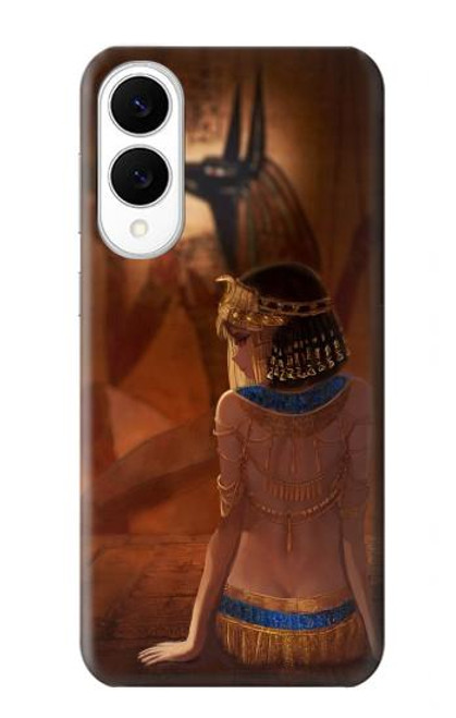 S3919 エジプトの女王クレオパトラ・アヌビス Egyptian Queen Cleopatra Anubis Samsung Galaxy S25 Edge バックケース、フリップケース・カバー