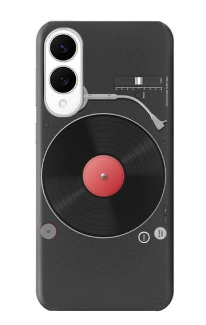S3952 ターンテーブル ビニール レコード プレーヤーのグラフィック Turntable Vinyl Record Player Graphic Samsung Galaxy S25 Edge バックケース、フリップケース・カバー