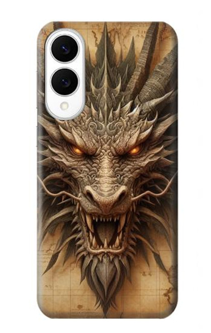 S3981 龍の頭の古地図 Dragon Head Old Map Samsung Galaxy S25 Edge バックケース、フリップケース・カバー