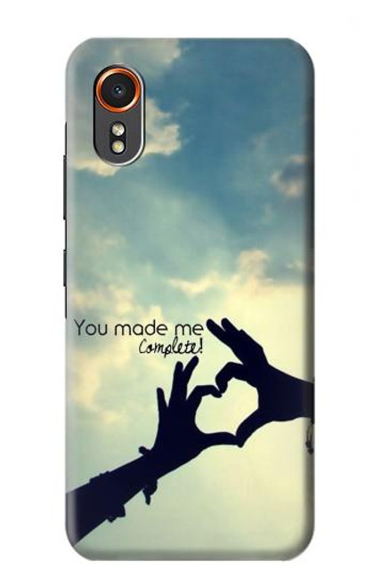 S2640 あなたは私の完全な愛を作りました You Made Me Complete Love Samsung Galaxy XCover7 バックケース、フリップケース・カバー