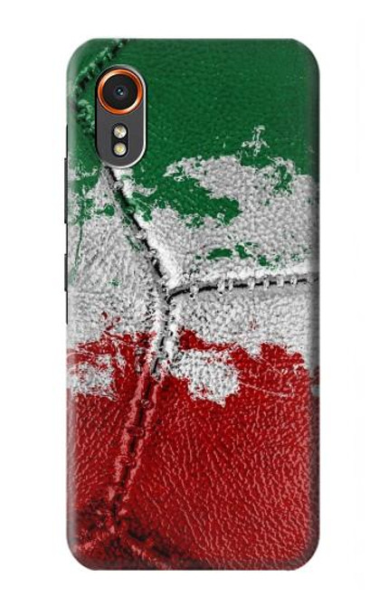 S3318 イタリアの旗ビンテージフットボールのグラフィック Italy Flag Vintage Football Graphic Samsung Galaxy XCover7 バックケース、フリップケース・カバー