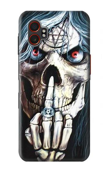 S0222 スカルペンタグラム 五芒星 Skull Pentagram Samsung Galaxy XCover7 Pro バックケース、フリップケース・カバー