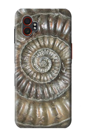 S1788 アンモナイト化石 Ammonite Fossil Samsung Galaxy XCover7 Pro バックケース、フリップケース・カバー