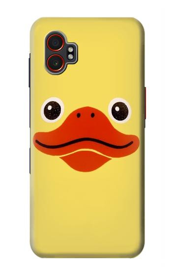 S1922 アヒルの顔 Duck Face Samsung Galaxy XCover7 Pro バックケース、フリップケース・カバー