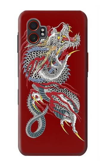 S2104 ヤクザドラゴンタトゥー Yakuza Dragon Tattoo Samsung Galaxy XCover7 Pro バックケース、フリップケース・カバー