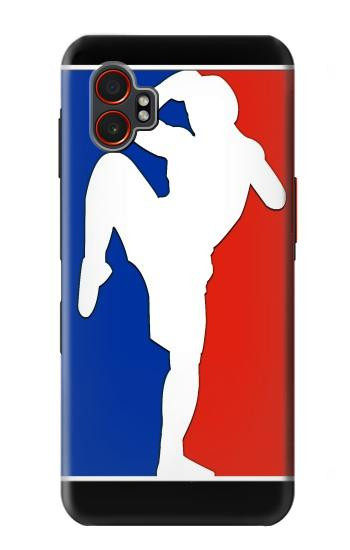 S2278 ムエタイキックボクシング格闘技武道ホワイト Muay Thai Kickboxing MMA Martial Art White Samsung Galaxy XCover7 Pro バックケース、フリップケース・カバー