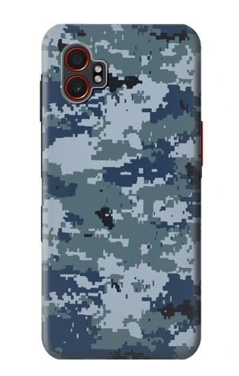 S2346 海軍迷彩グラフィック Navy Camo Camouflage Graphic Samsung Galaxy XCover7 Pro バックケース、フリップケース・カバー