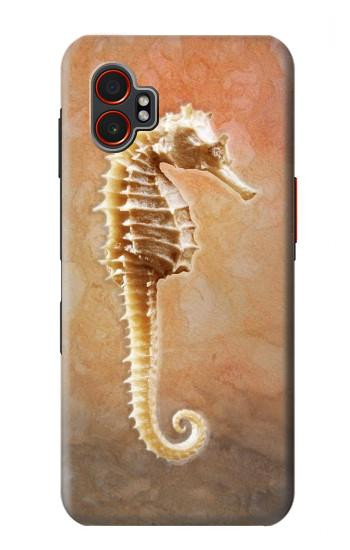 S2674 タツノオトシゴスケルトン化石 Seahorse Skeleton Fossil Samsung Galaxy XCover7 Pro バックケース、フリップケース・カバー