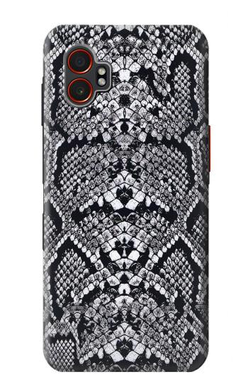 S2855 ラトルスネークスキン グラフィックプリント White Rattle Snake Skin Graphic Printed Samsung Galaxy XCover7 Pro バックケース、フリップケース・カバー