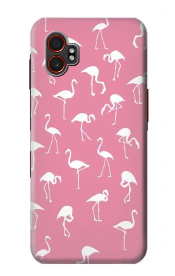 S2858 ピンクフラミンゴ柄 Pink Flamingo Pattern Samsung Galaxy XCover7 Pro バックケース、フリップケース・カバー