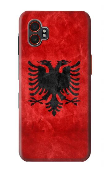 S2982 アルバニアサッカー Albania Football Soccer Red Flag Samsung Galaxy XCover7 Pro バックケース、フリップケース・カバー