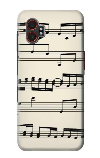 S3082 音楽シート Music Sheet Samsung Galaxy XCover7 Pro バックケース、フリップケース・カバー