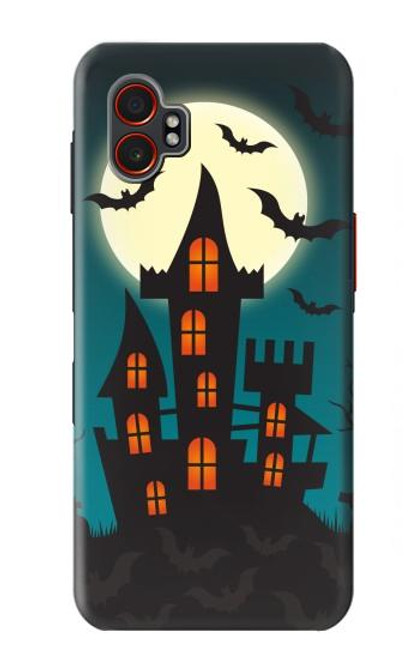 S3268 ハロウィンフェスティバル城 Halloween Festival Castle Samsung Galaxy XCover7 Pro バックケース、フリップケース・カバー