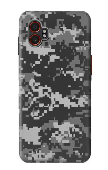 S3293 アーバンブラックカモ迷彩 Urban Black Camo Camouflage Samsung Galaxy XCover7 Pro バックケース、フリップケース・カバー