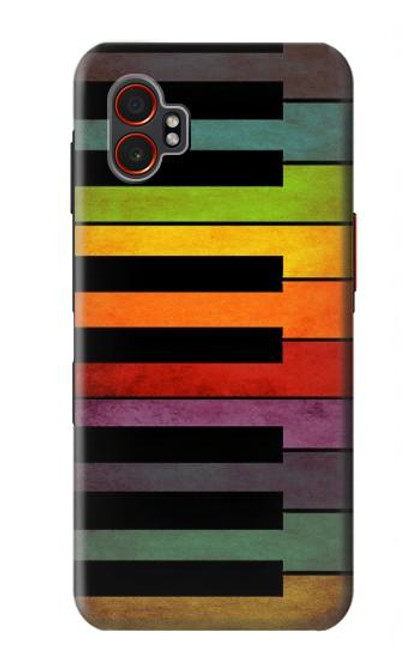 S3451 カラフルなピアノ Colorful Piano Samsung Galaxy XCover7 Pro バックケース、フリップケース・カバー