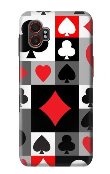 S3463 ポーカーカード Poker Card Suit Samsung Galaxy XCover7 Pro バックケース、フリップケース・カバー