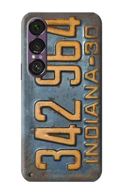S3750 ヴィンテージ車のナンバープレート Vintage Vehicle Registration Plate Sony Xperia 1 VII バックケース、フリップケース・カバー